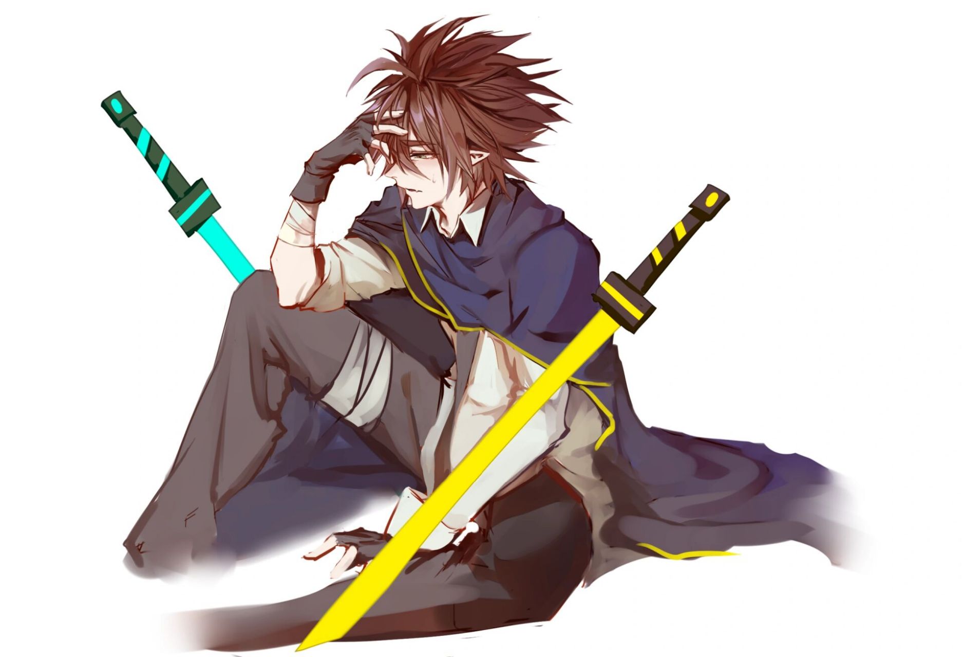 凹凸世界壁纸  安迷修 抱图说一声哈