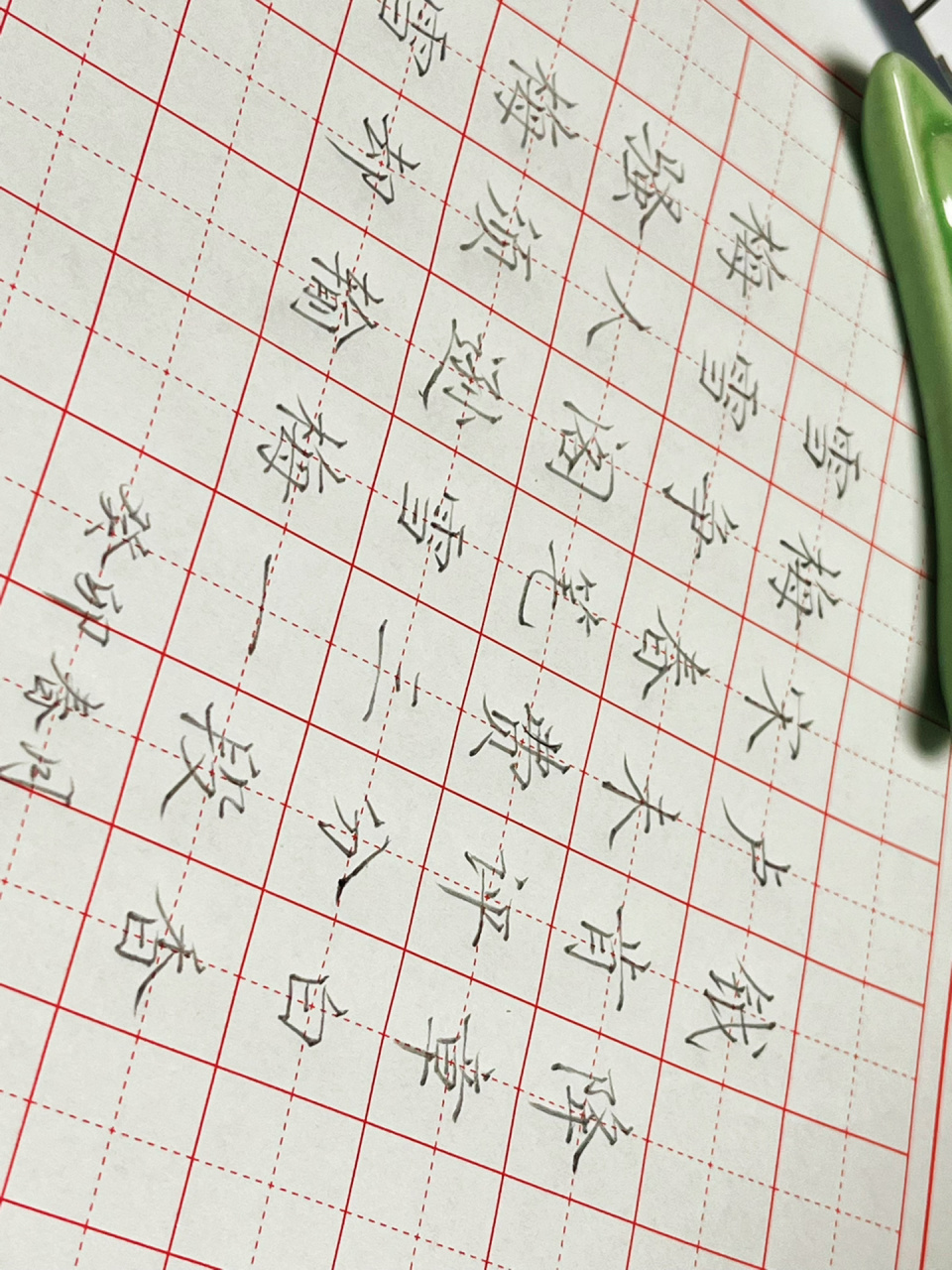 雪梅钢笔字图片