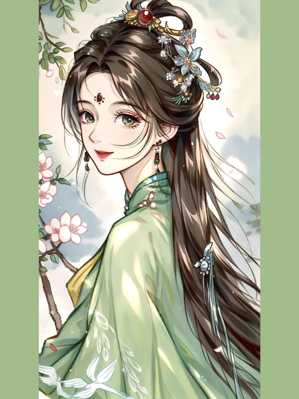 悦目是佳人!倾国倾城貌!惊为天下人! 眉梢眼角藏秀气