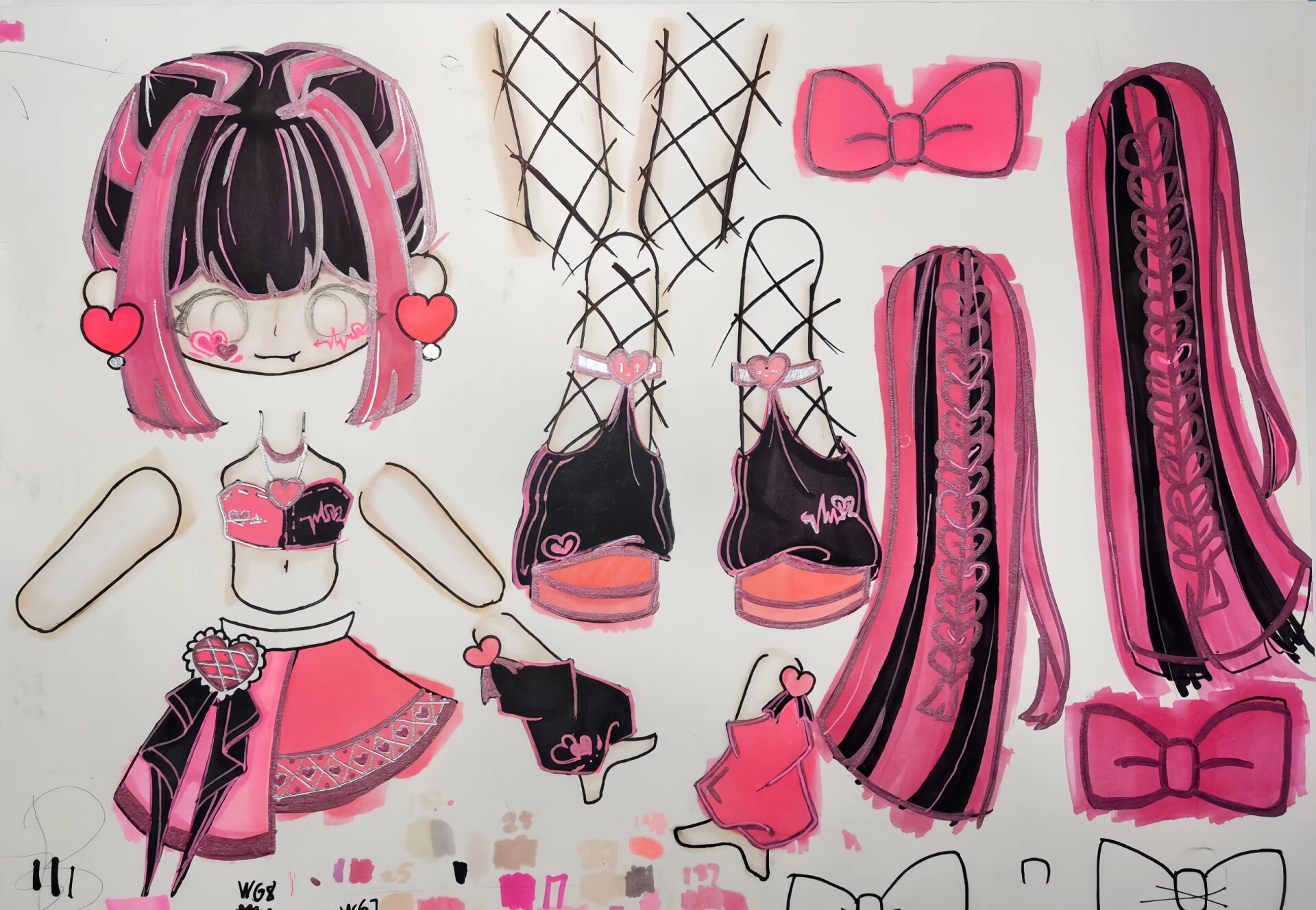 可动纸片人图纸分享93