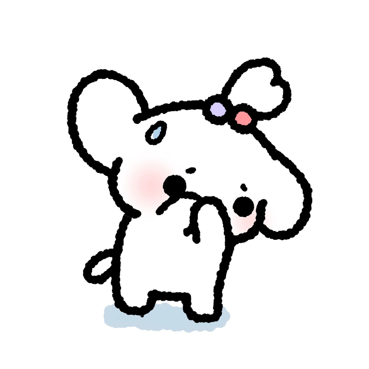 情侣头像|笨蛋小狗的彩虹96屁和臭屁97