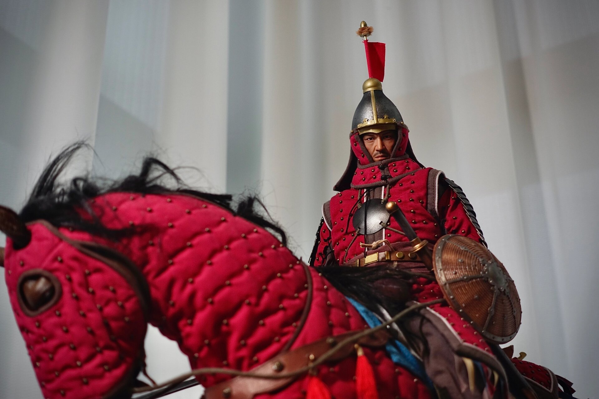 明代具装骑兵 布面甲(明朝) 【空灵阁】明代具装骑兵  1/6 固原卫