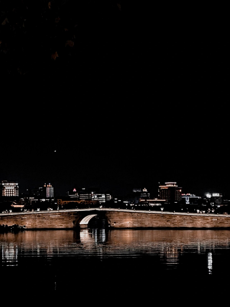双牌断桥夜景图片