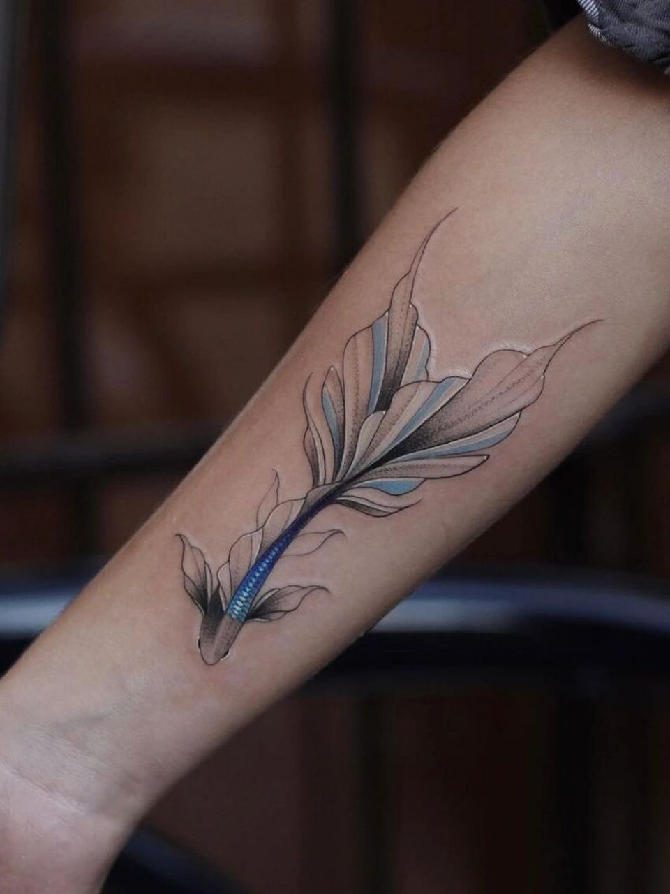 杭州纹身|鱼纹身图案推荐|fairy tattoo 推荐一组鱼纹身 线条优美流畅