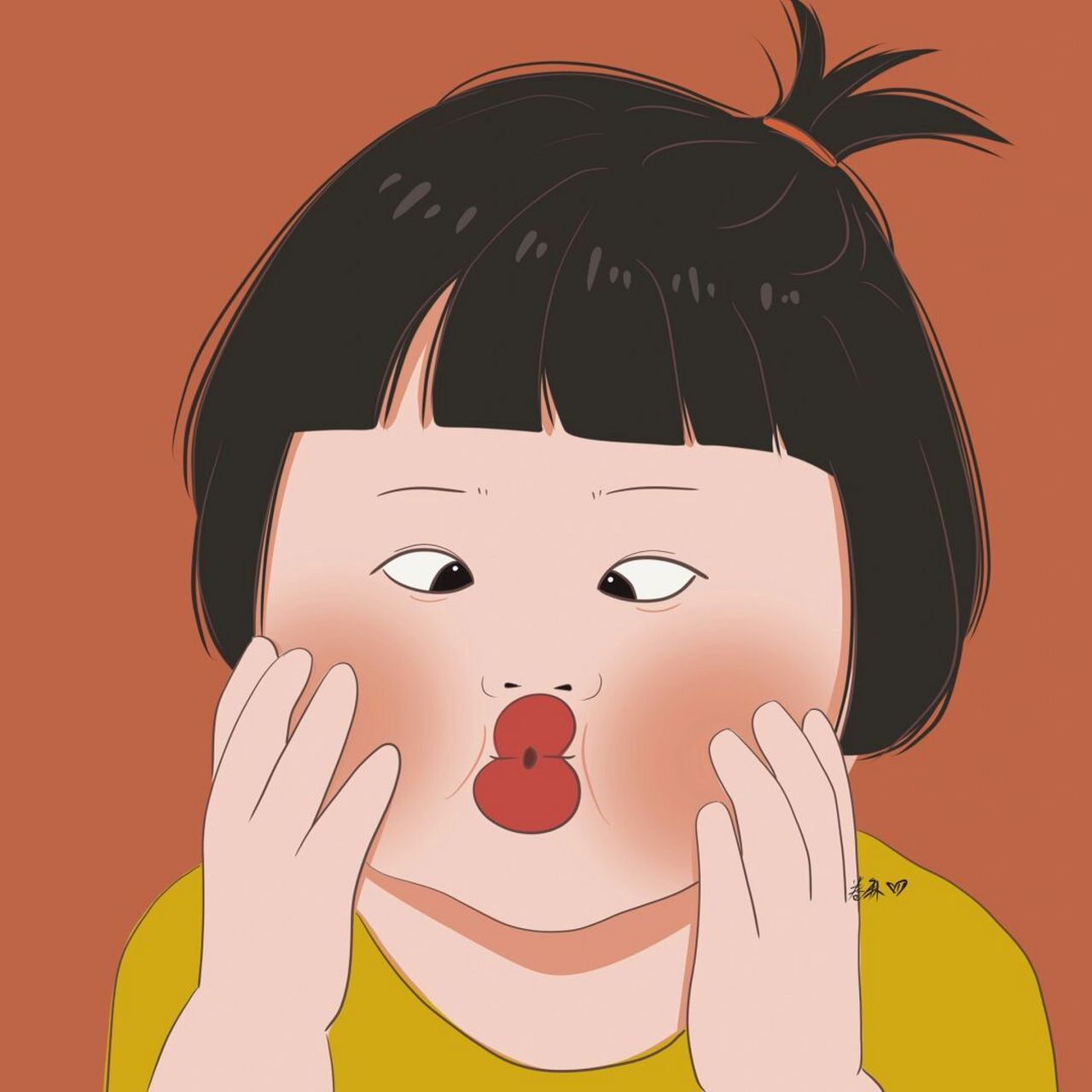 插画 | 头像 |头好痒,是要长脑袋了吗 图片92二改92商用92去