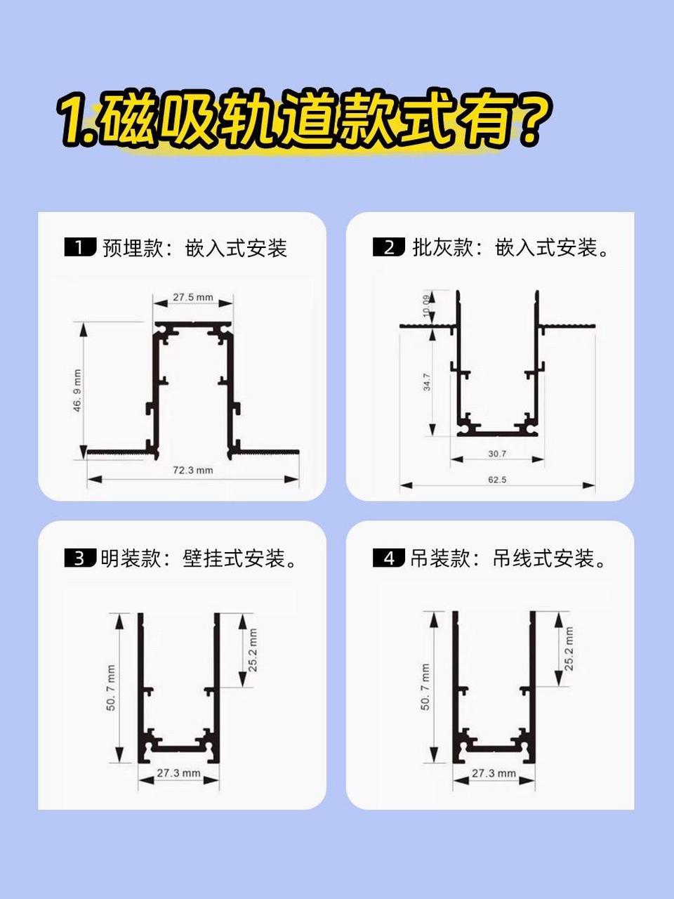 磁吸灯连接示意图图片