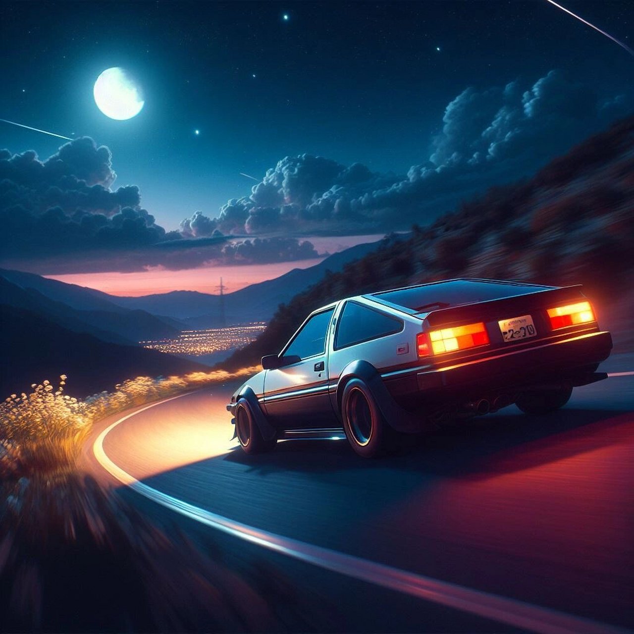 当新海诚遇上ae86上山