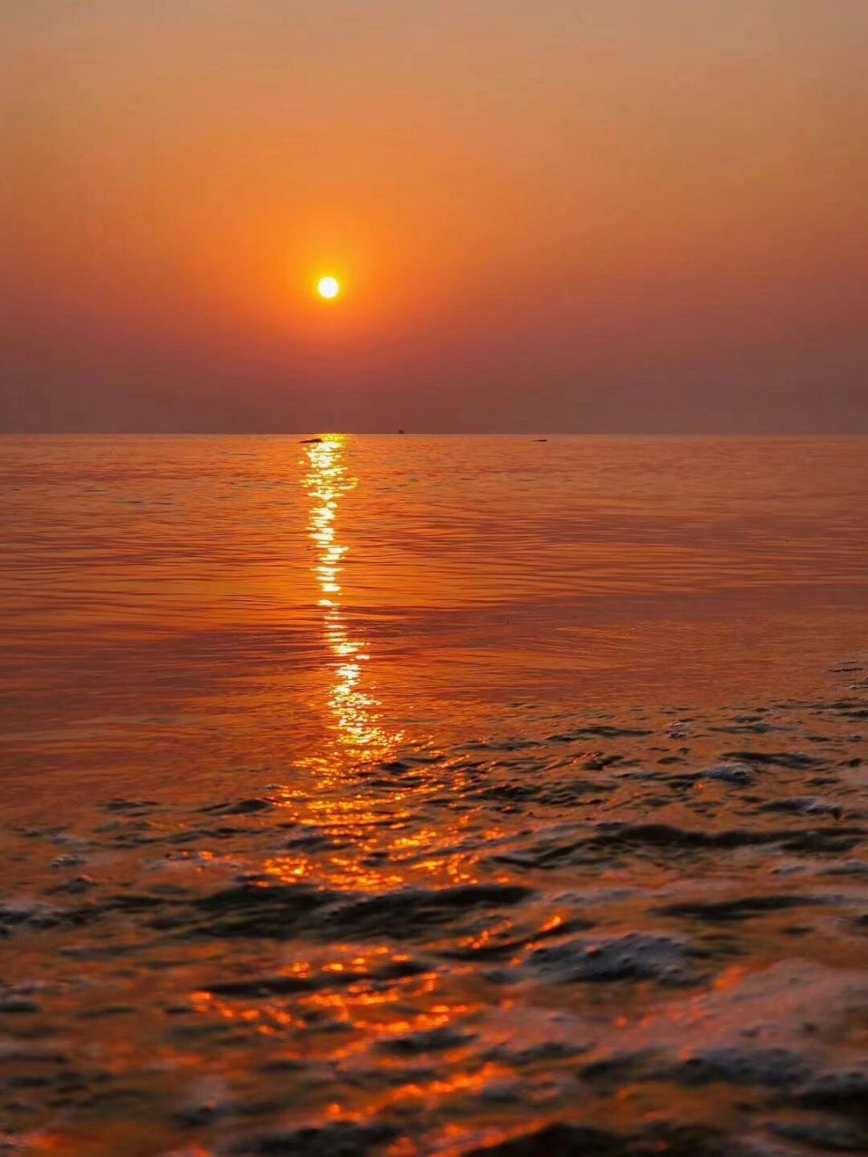 看海:泡着温泉看着夕阳 我入住的是威海最好的五星级度假村-倪氏海泰