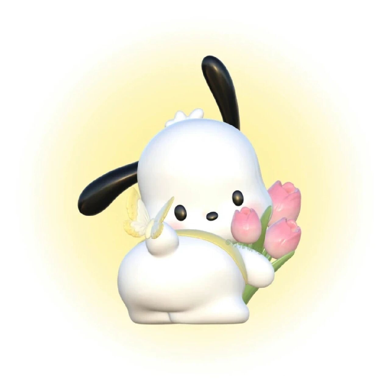 三丽鸥3d立体多人闺蜜头像(可单用) 今天有个郁金香93茶会,你要来吗