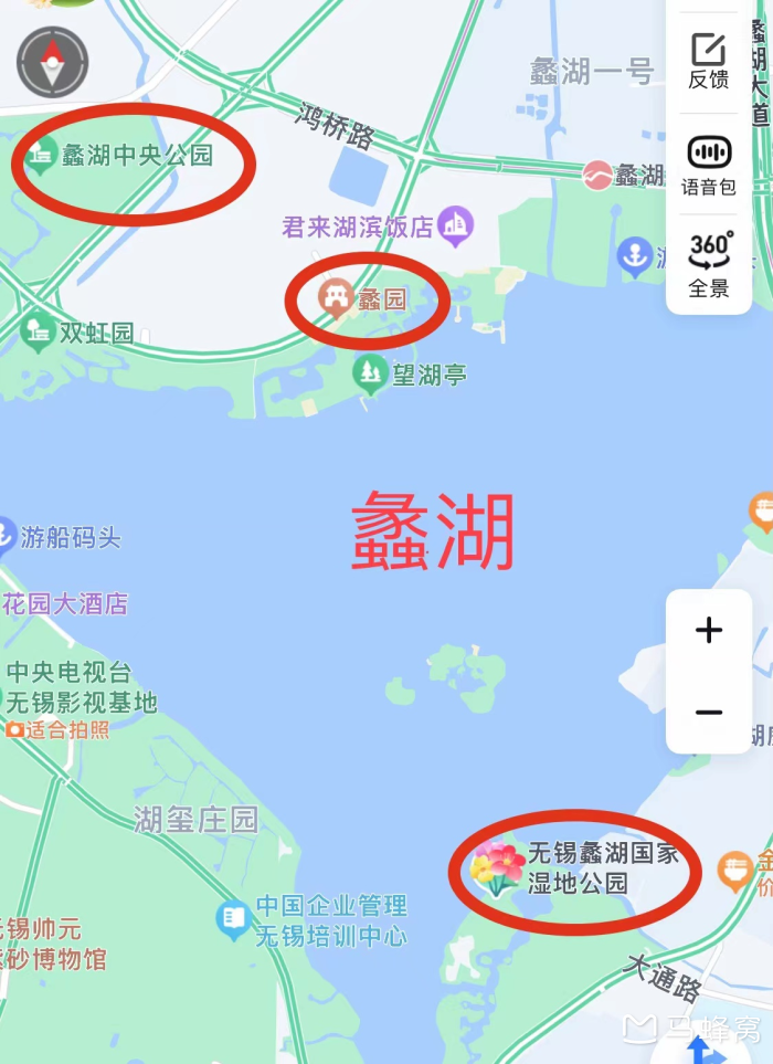 蠡湖地图图片