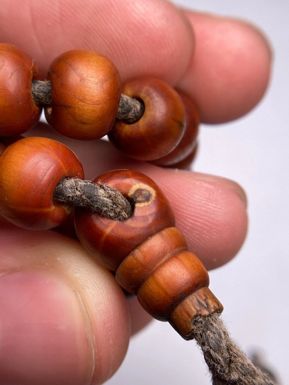 藏地大年份老六道木念珠 藏地大年份老六道木念珠 原装108 原装佛头