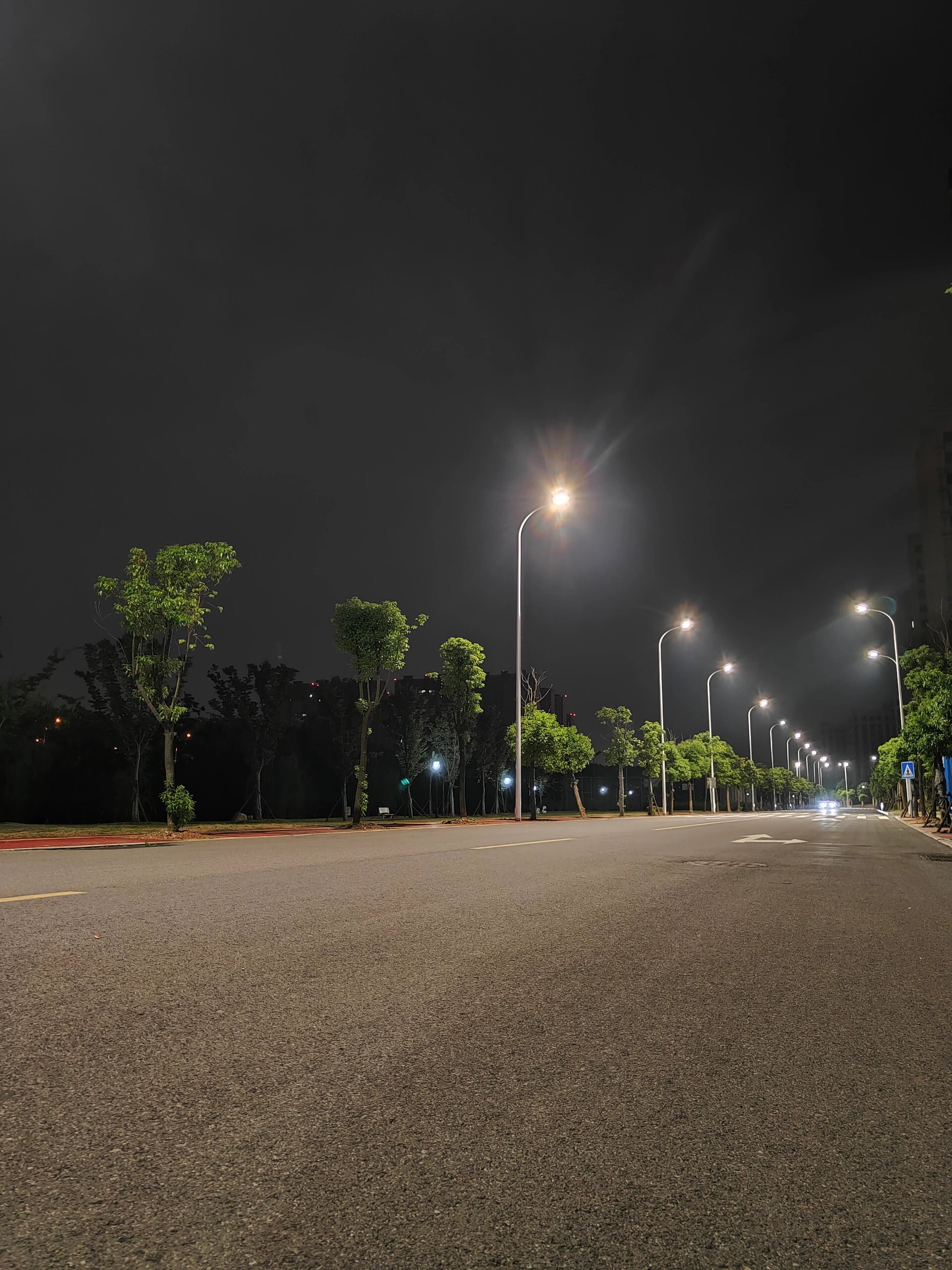 城市夜景路灯原创素材