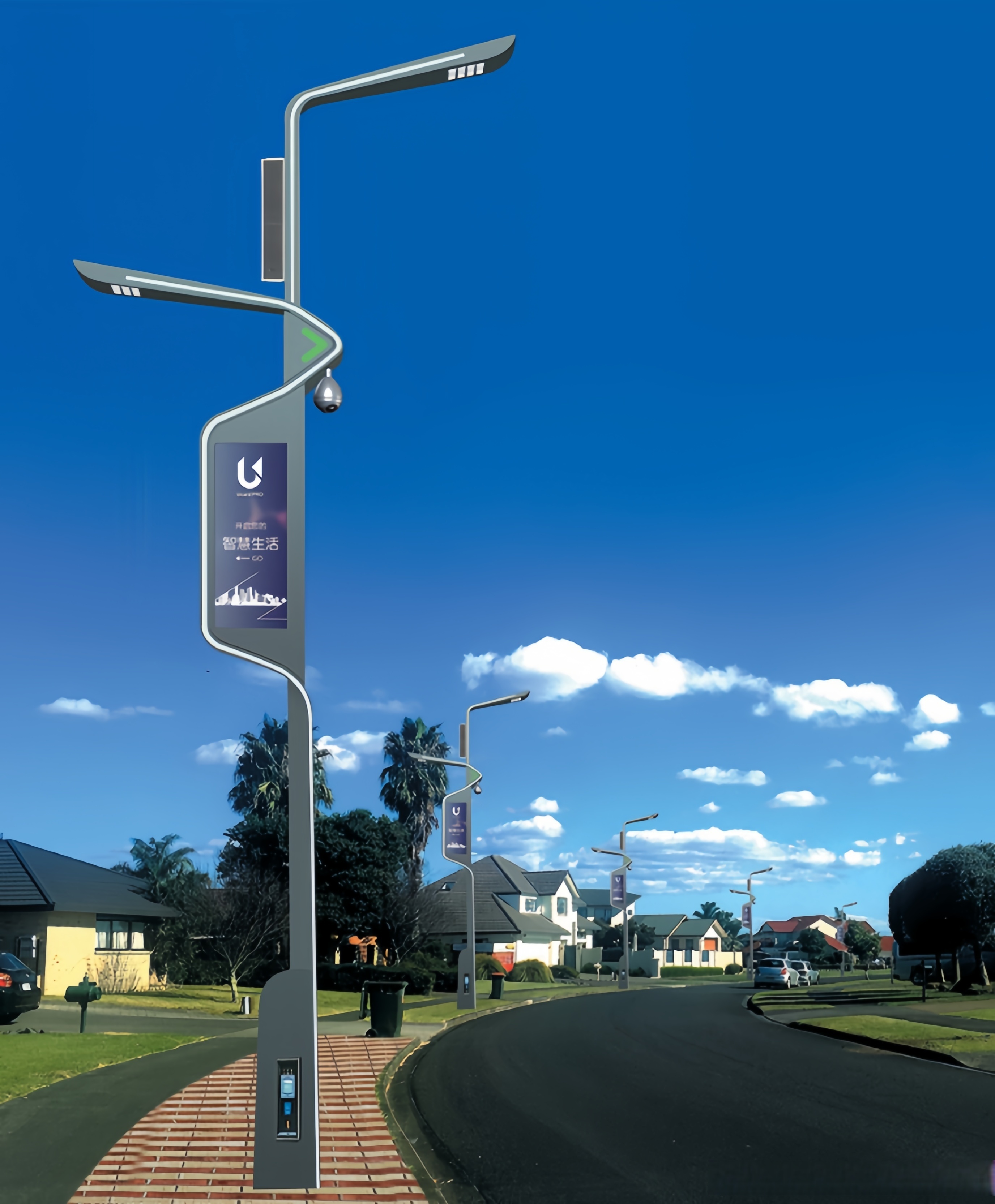 新区智慧路灯 开发区智慧路灯 高新区智慧路灯 10米智慧路灯 10米综合