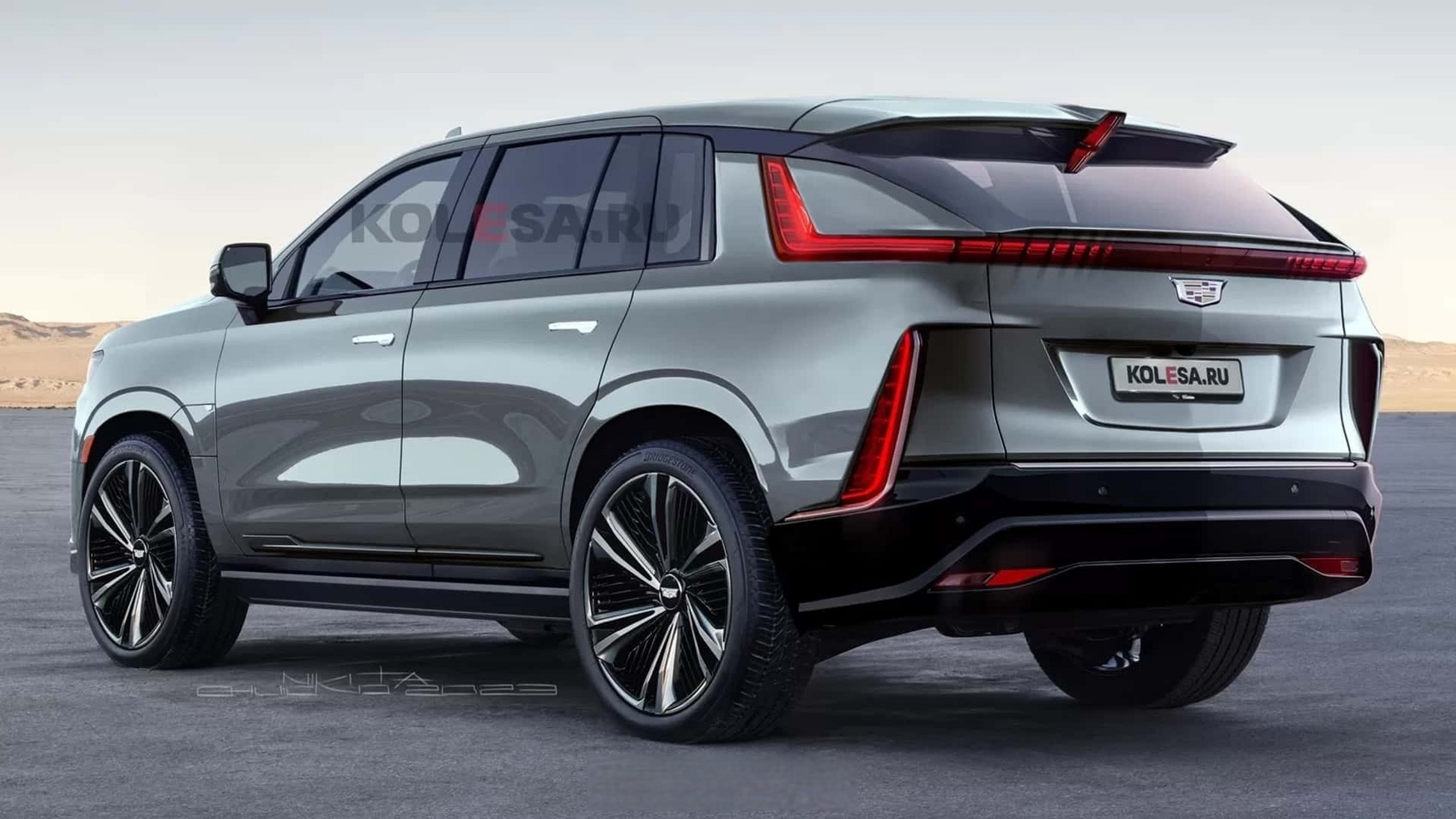 凯迪拉克 escalade iq ev渲染图