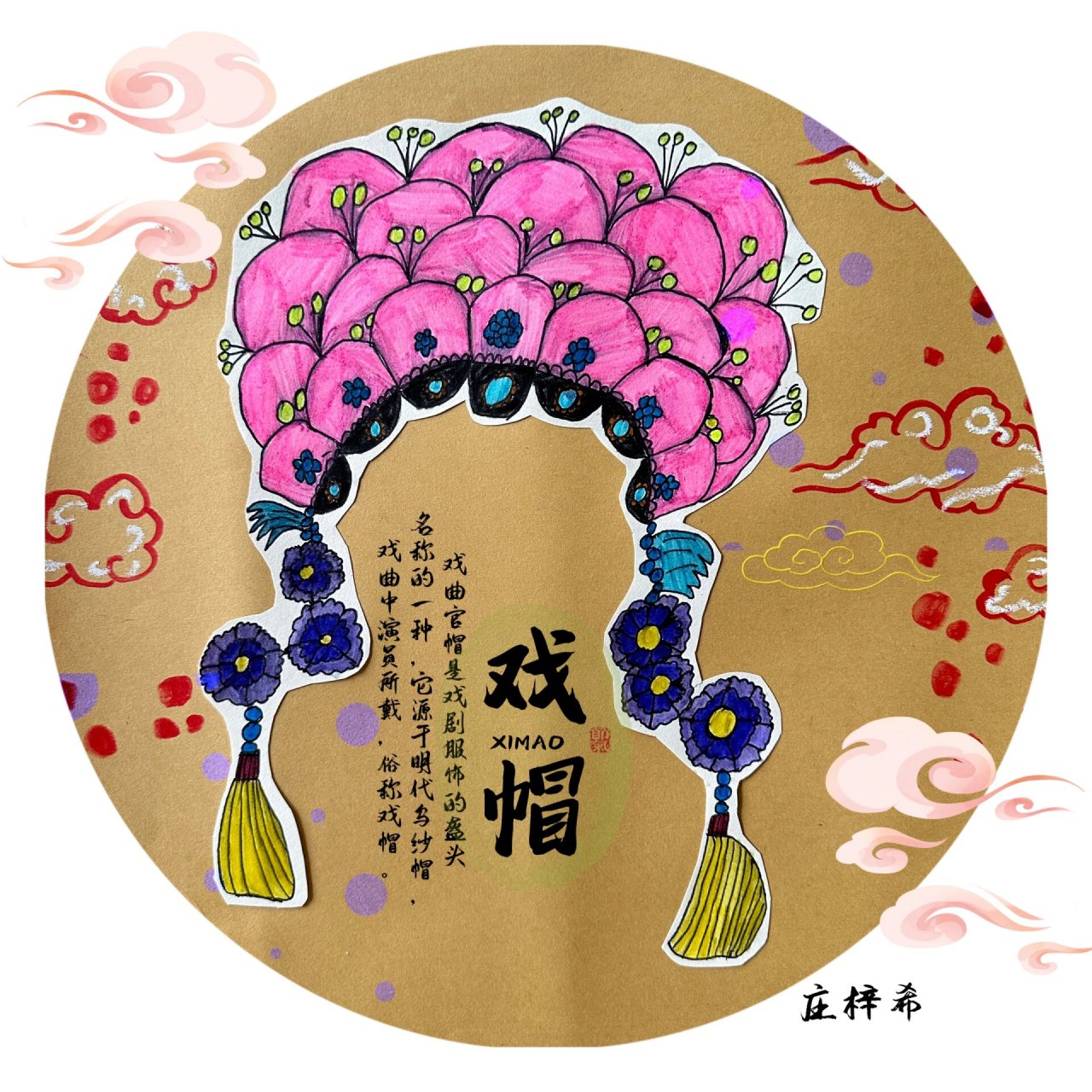 中国传统文化 | 戏帽 戏曲官帽是戏剧服饰的盔头名