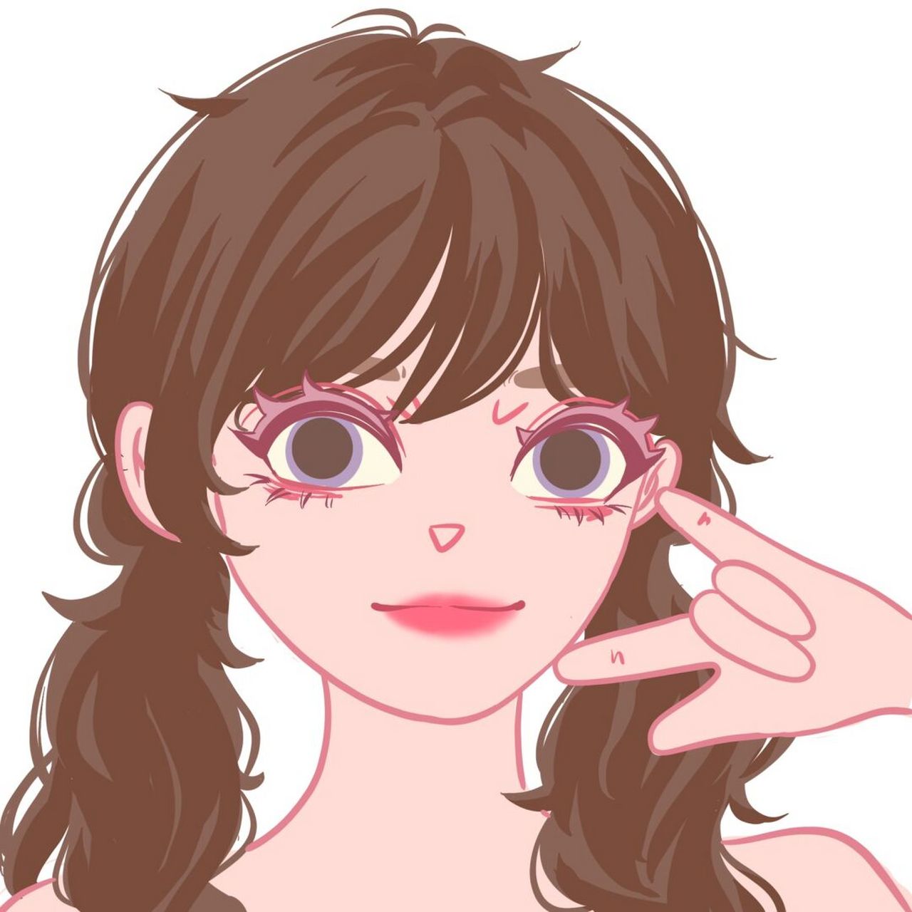 卡通人物96全过程分享 | 带笔刷 [害羞]设备:ipadpro202177apple