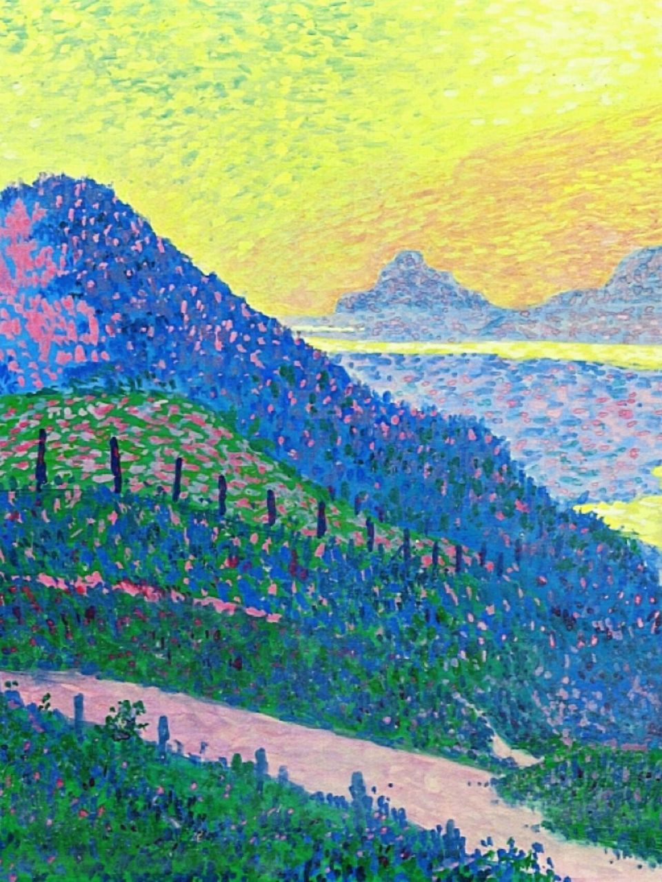 theo van rysselberghe是一位来自于比利时的点彩画,新印象派艺术家.