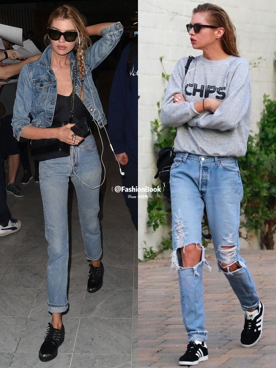 stella maxwell呆拉街拍合集,大长腿无敌了!