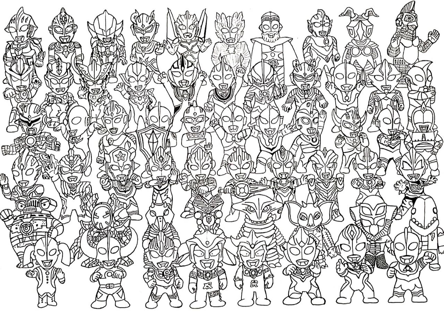 q版奥特曼怪兽宇宙人合集 奈克赛斯青年形态/麦克斯/猎手骑士剑