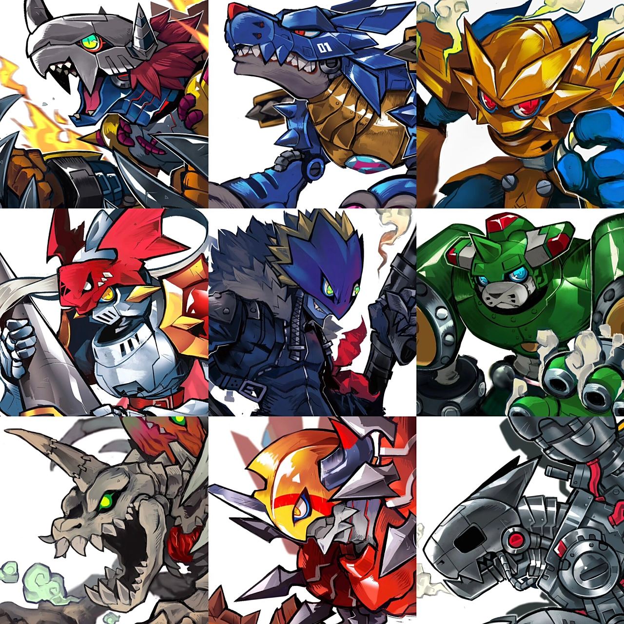 数码宝贝 头像系列 今天来更新一组人气数码宝贝的头像系列 大家觉得