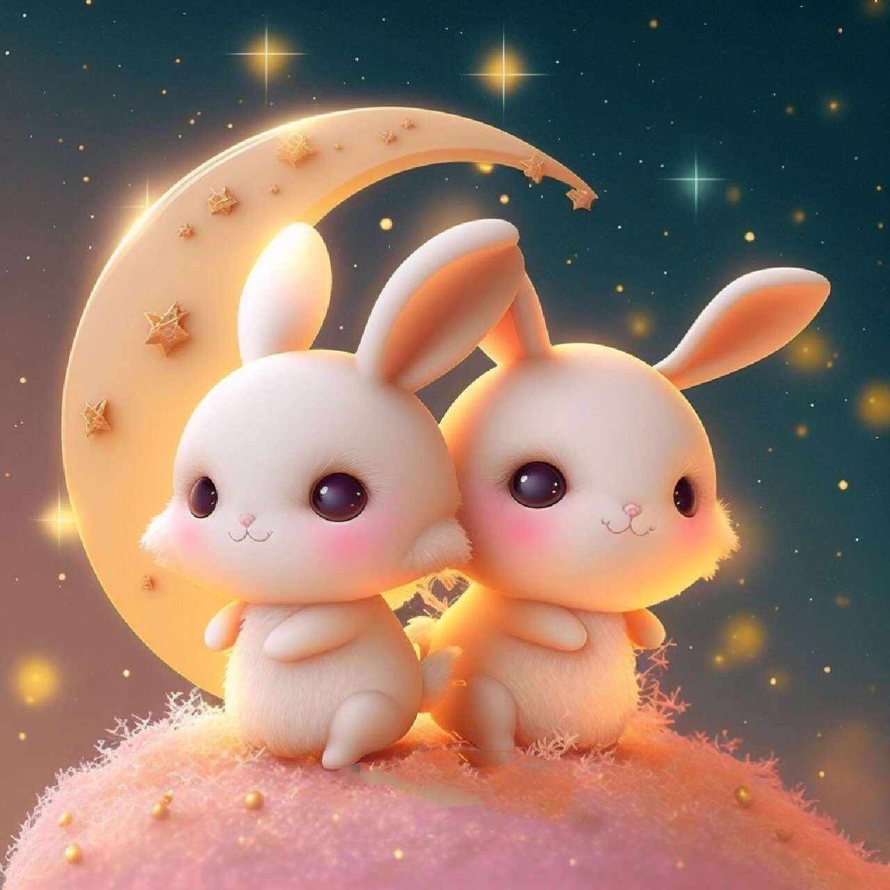 听说有趣的人才能刷到这可爱的小玉兔