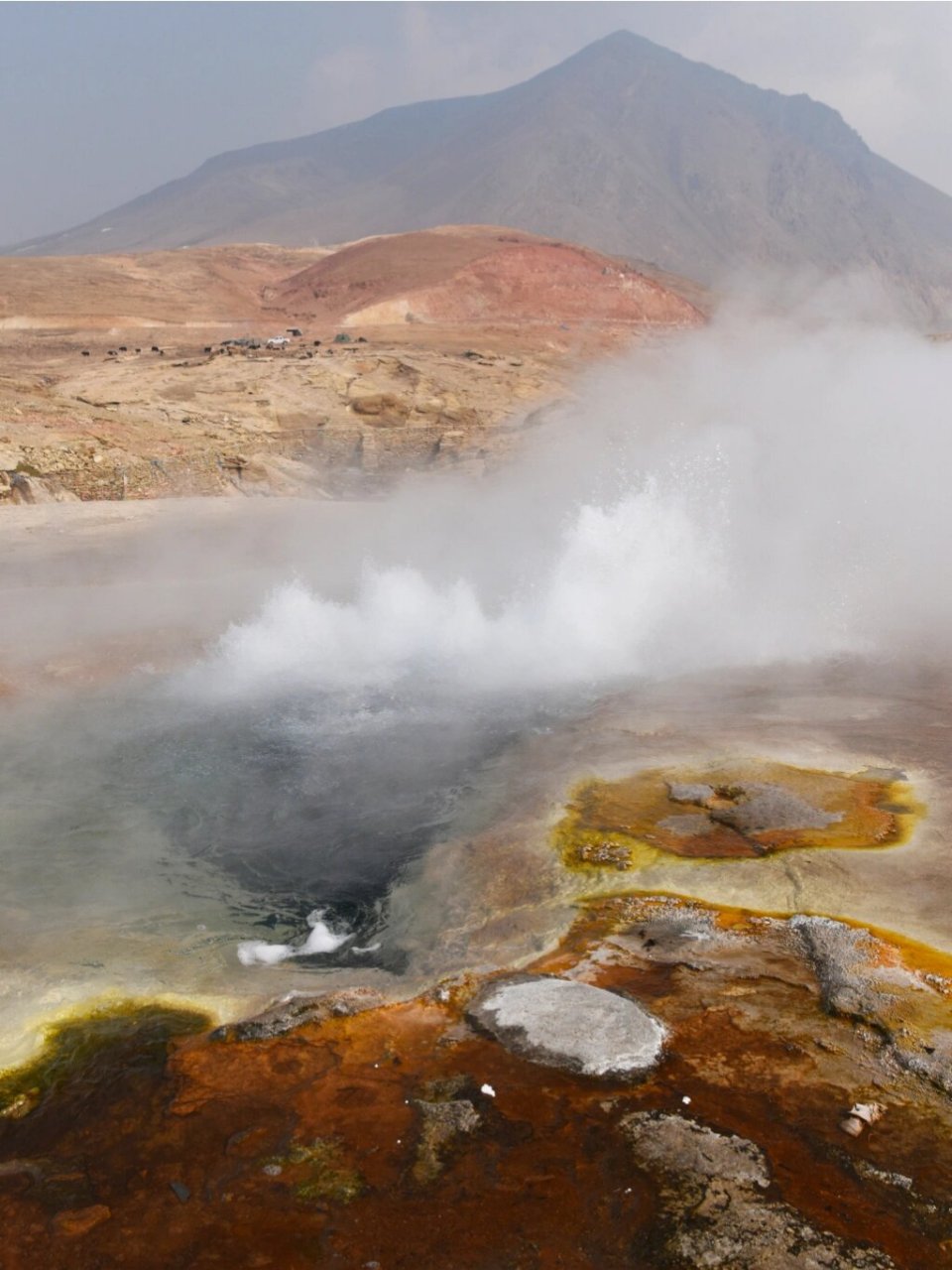 9969♀15达格架地热喷泉 位于日喀则昂仁县从萨嘎到措勤的路上