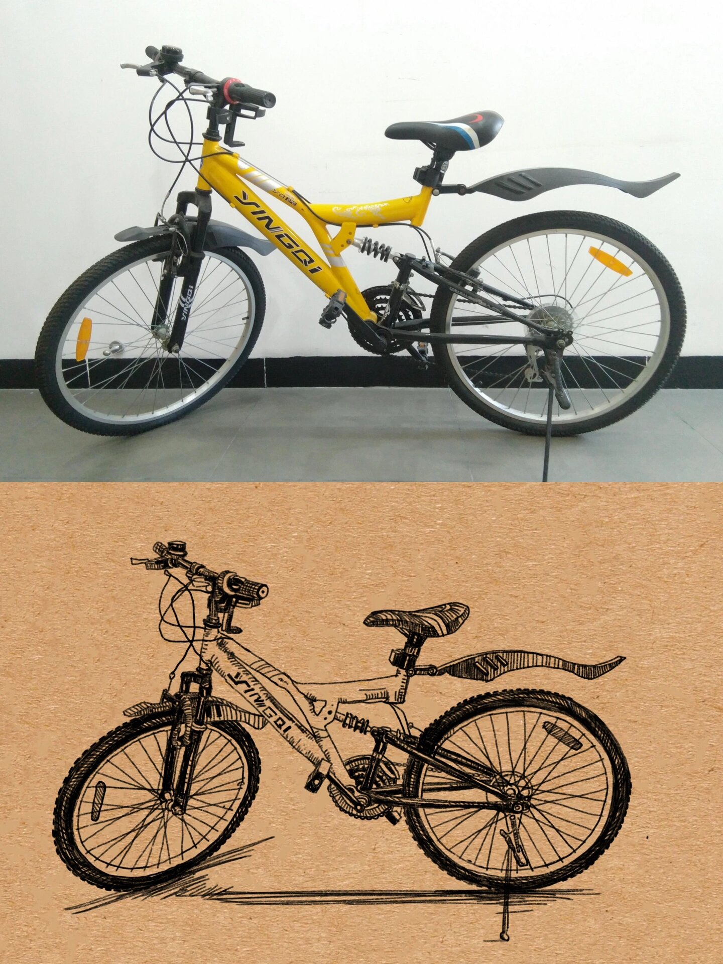 线描速写 少儿美术 中国美术学院考级 6 级