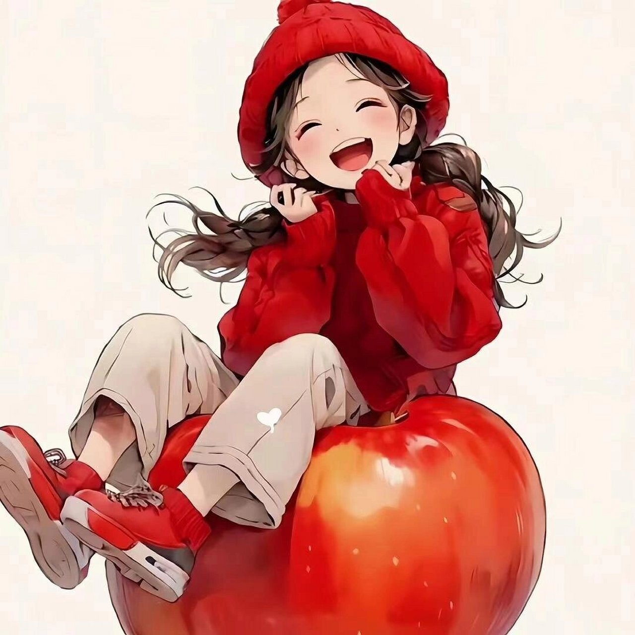 2024年新年头像 超可爱 治愈系 新年是新的开始 红色是新年的颜色 新