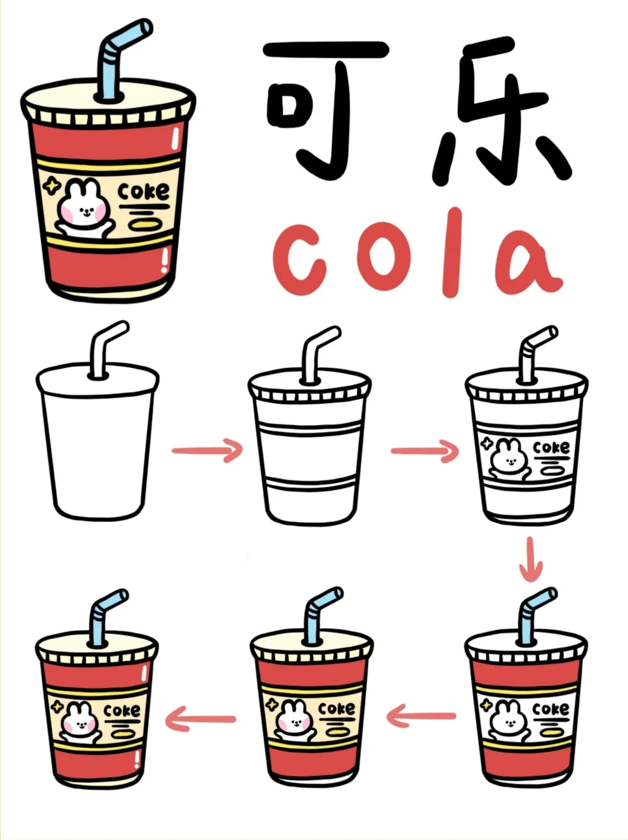 可爱的小零食怎么画