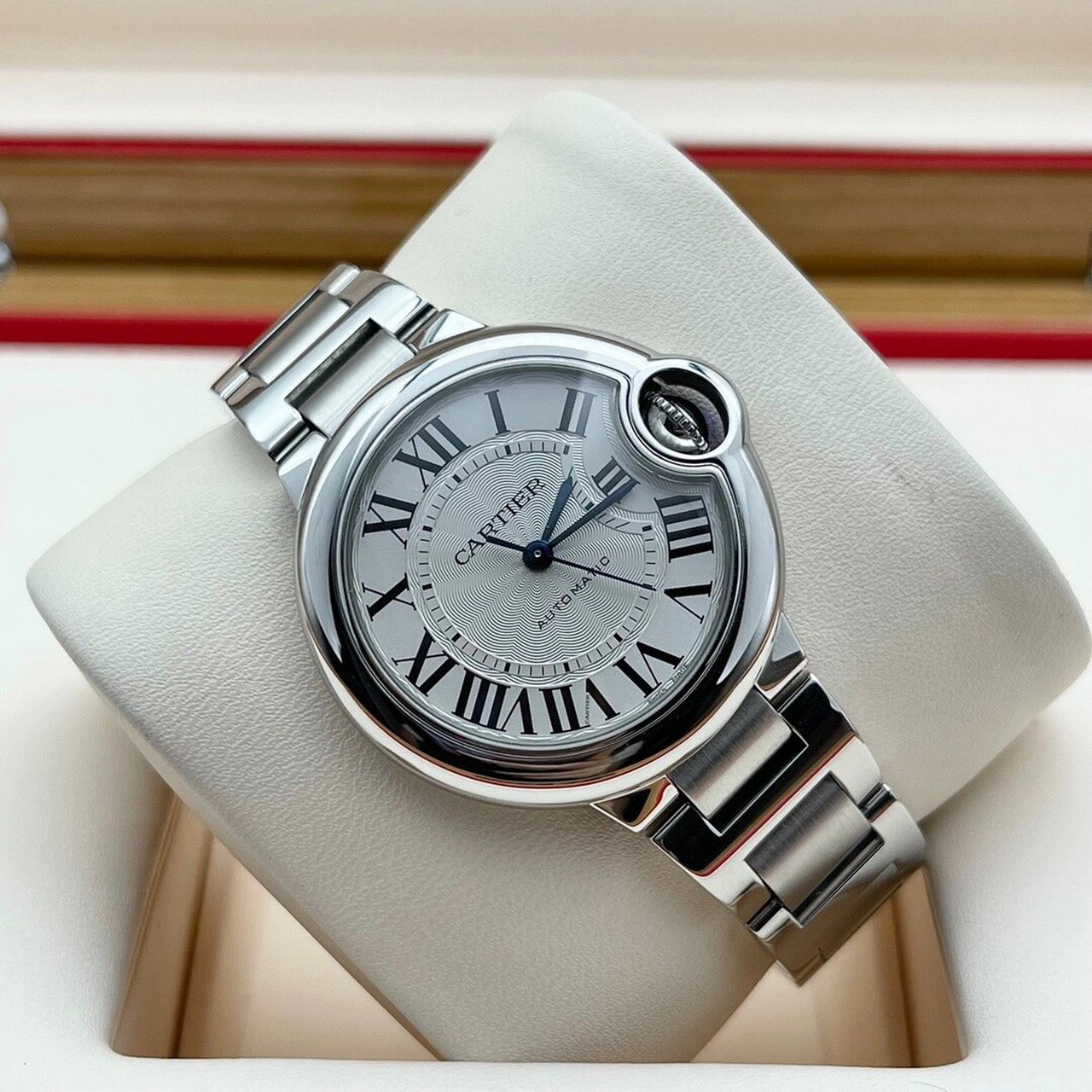 一款 极品成色997815卡地亚蓝气球系列wsbb0044女士自动机械腕表