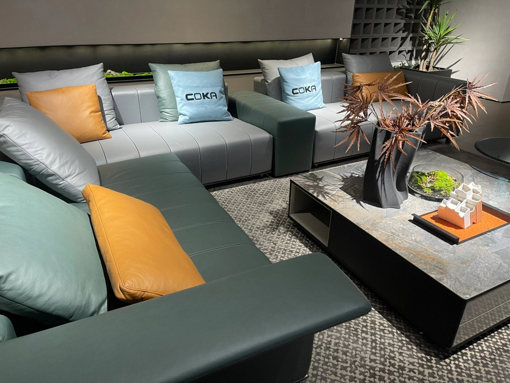 潮客家居   钢琴键沙发,休闲之于生活,需要触手可得的自然和美