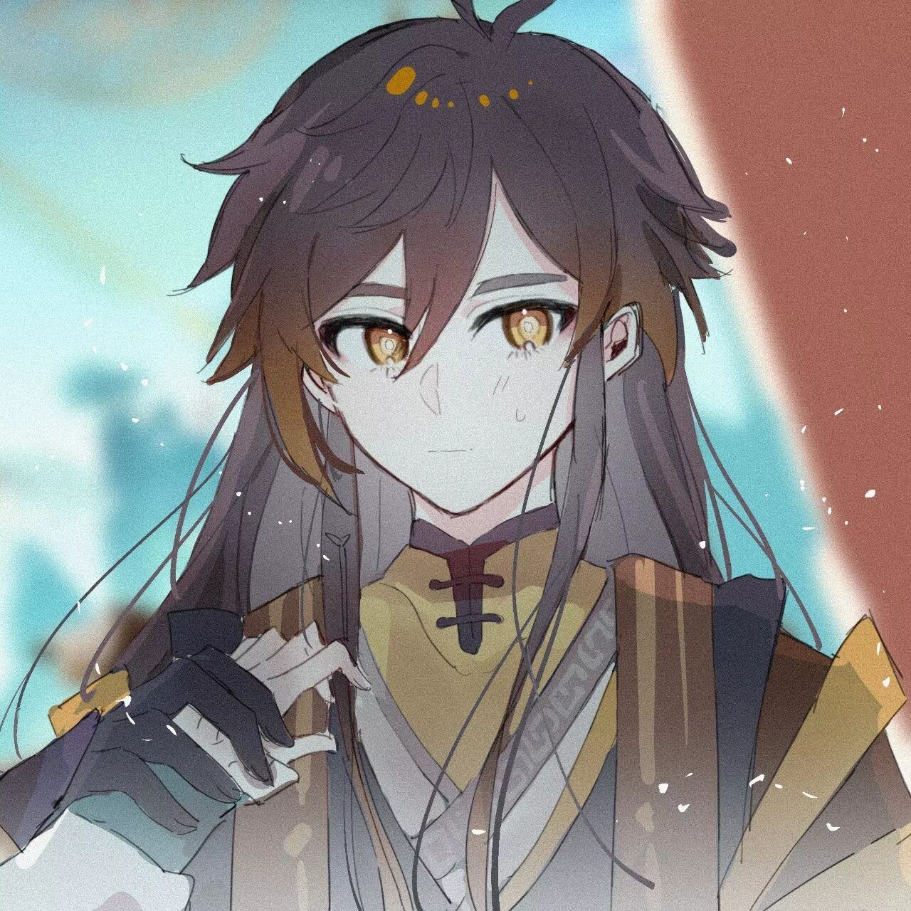 帝诗 来源:lofter 画师:摸鱼原子机 温迪碧青色的眸