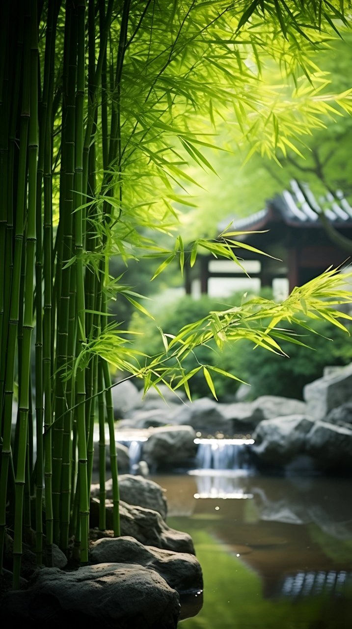 节节高升,见者步步高升,好运连连 翠竹是一种高雅,挺拔且富有生命力的