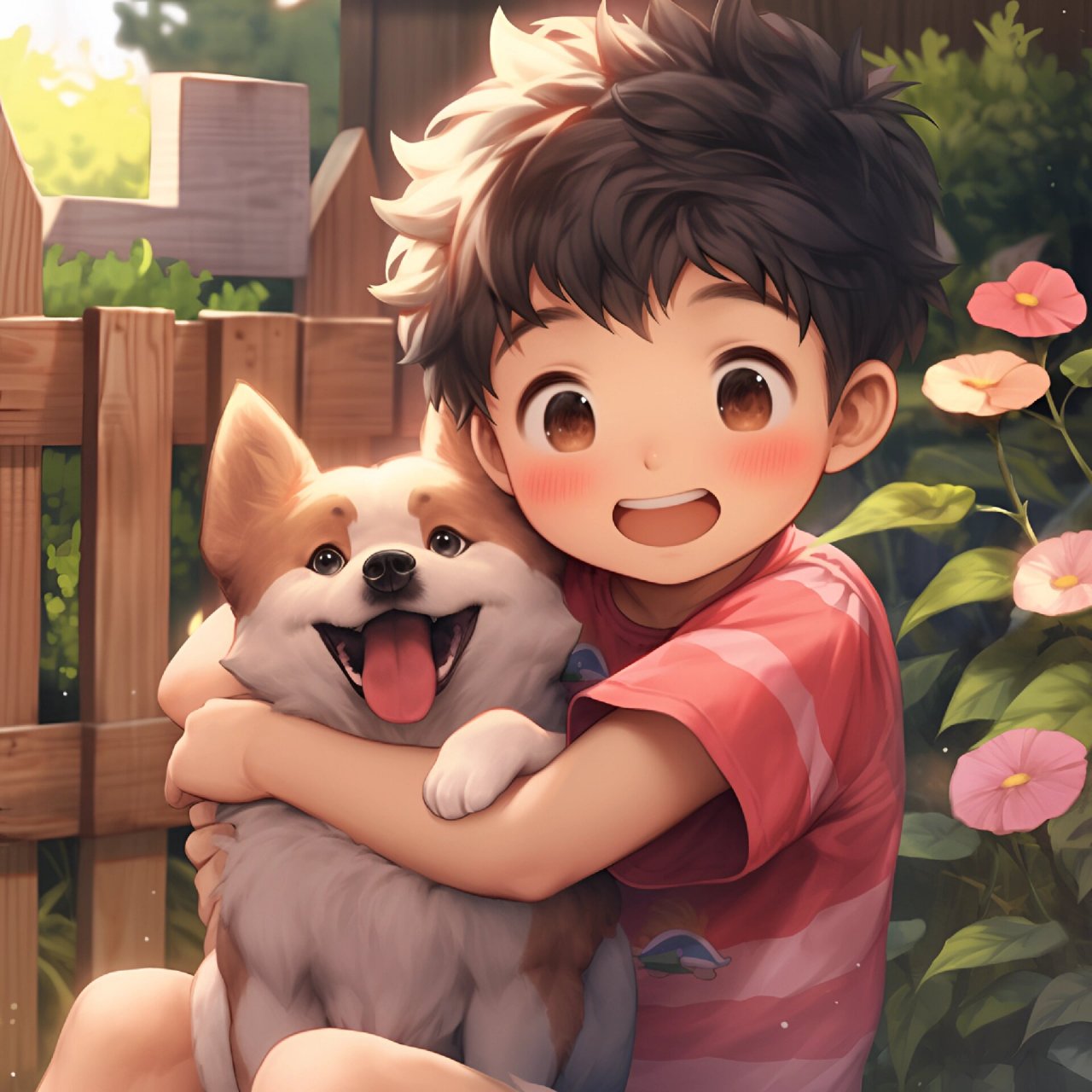 头像‖小男孩与小狗 小男孩与小狗98的日常