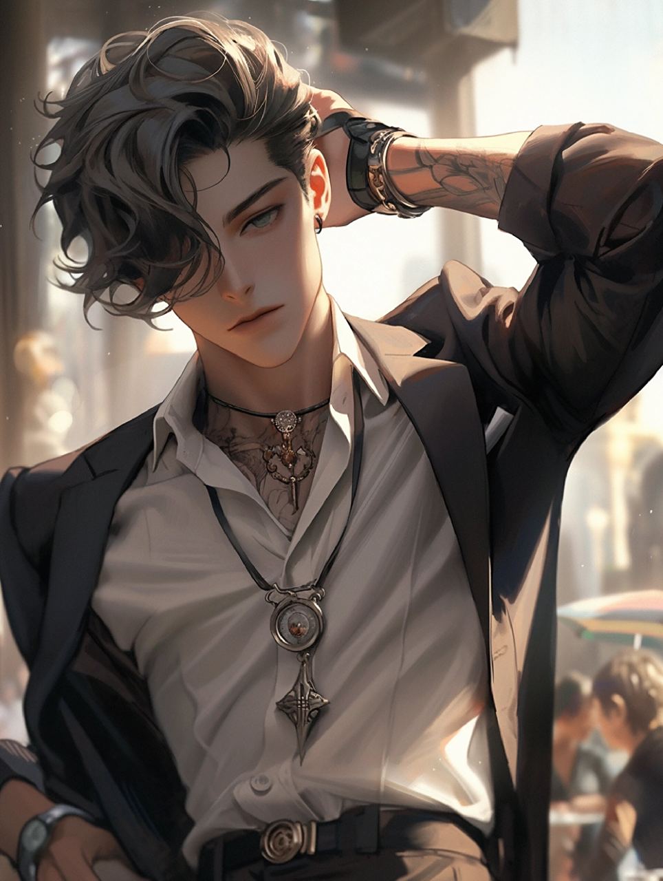 帅气男生壁纸 可自用92商用接定制原图加主页粉丝群