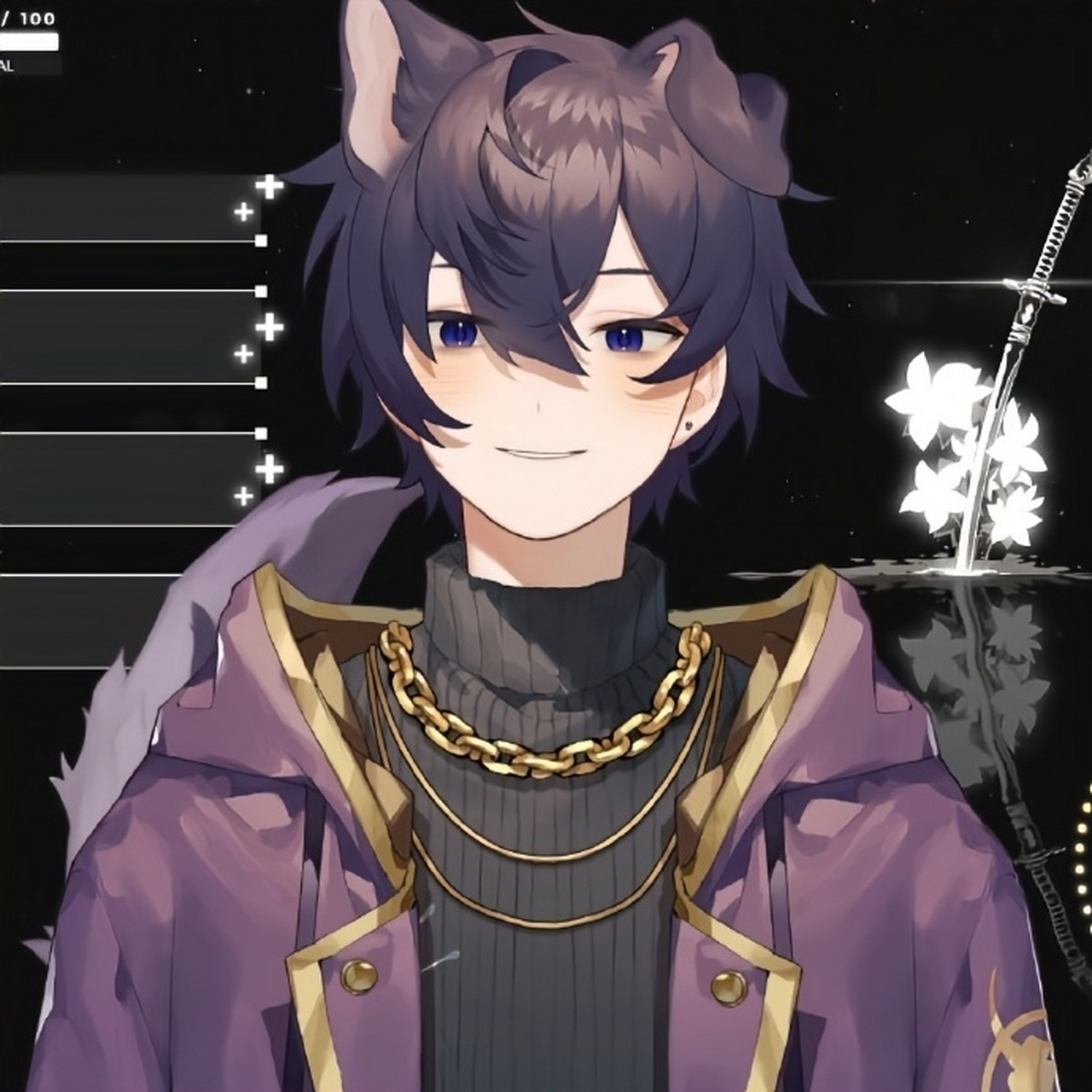 来自海外的二次元虚拟主播shoto,拥有紫发紫瞳,在某站粉丝高达92.