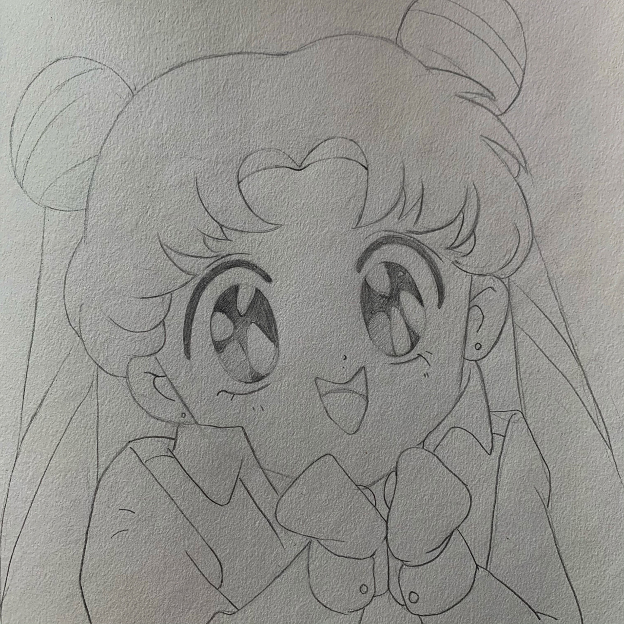 78漫画 手绘教程 美少女战士78 教程详解9599 首先定好头的