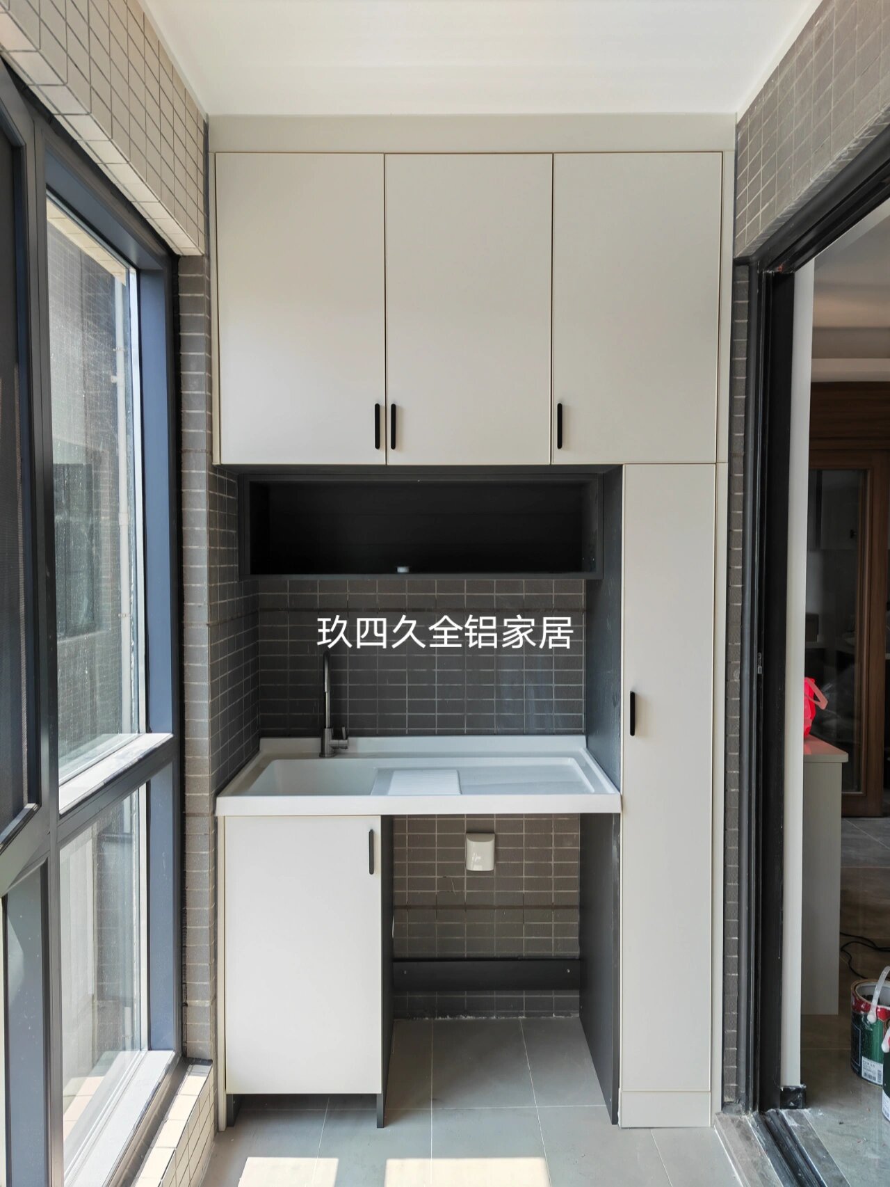 阳台柜包管这样做 实用又好看!