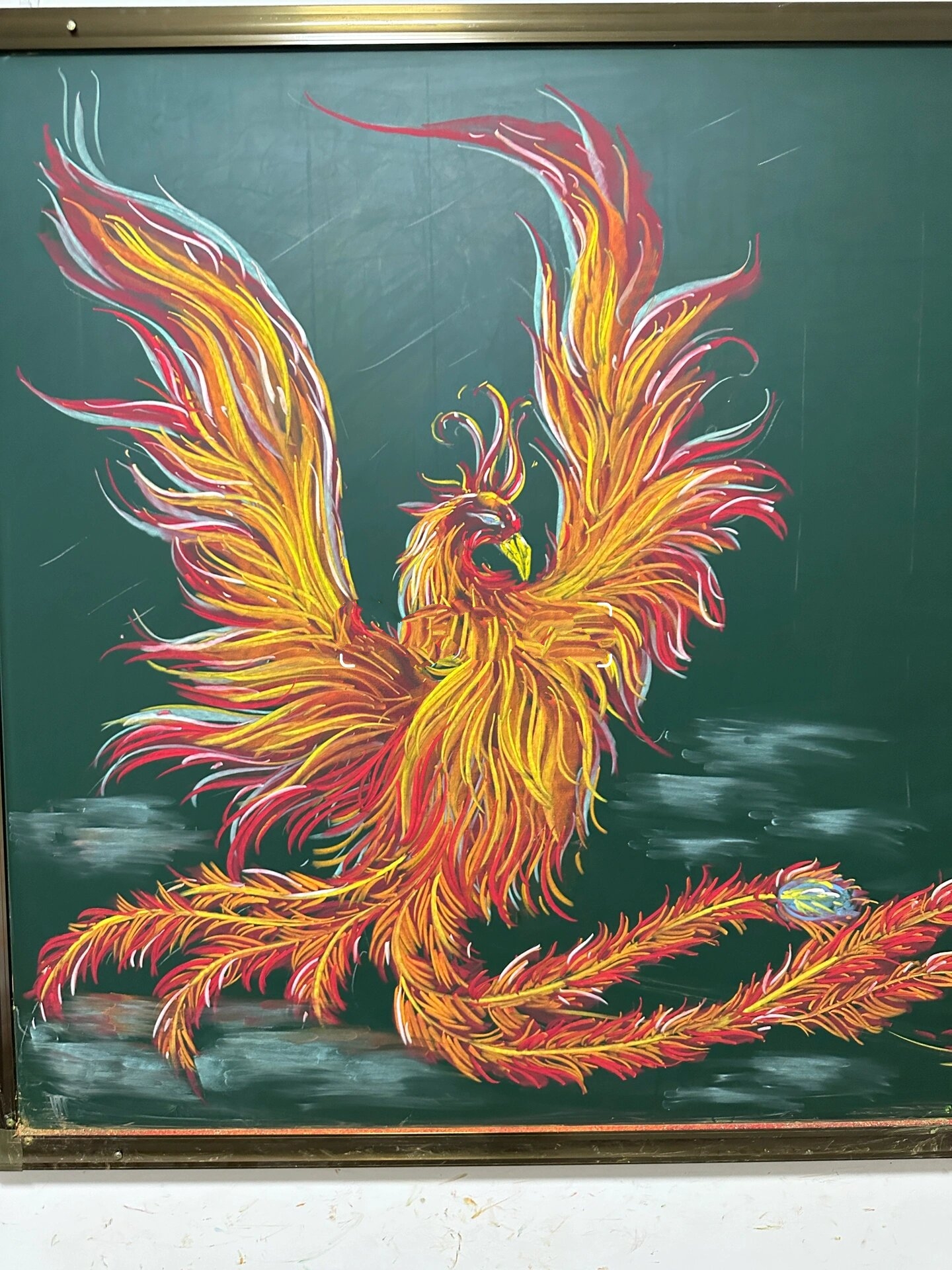 粉笔画(凤凰步骤图版)