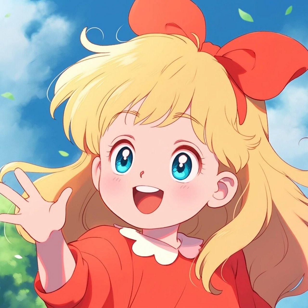 元气少女可爱头像94 旧漫风,带你回到那个夏天7715