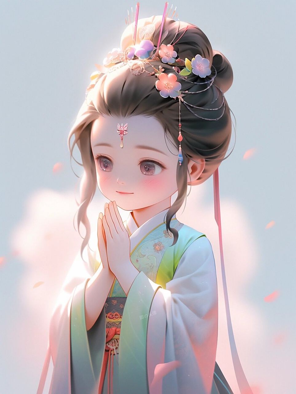 古风头像||虔诚·佛系小女孩78