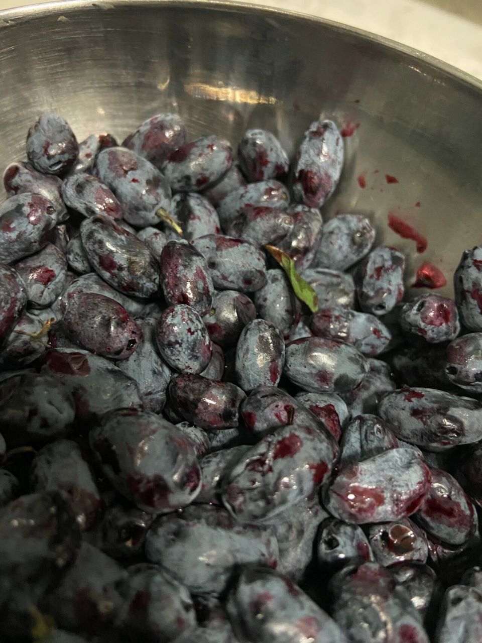 学名:蓝靛果 食用方法:直接食用;泡酒;拌白糖食用等 味道:略苦 山茄子