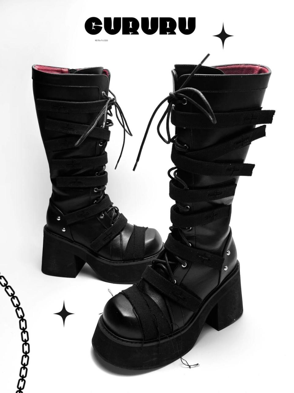 增高厚底鞋# #亚文化厚底鞋# #厚底靴