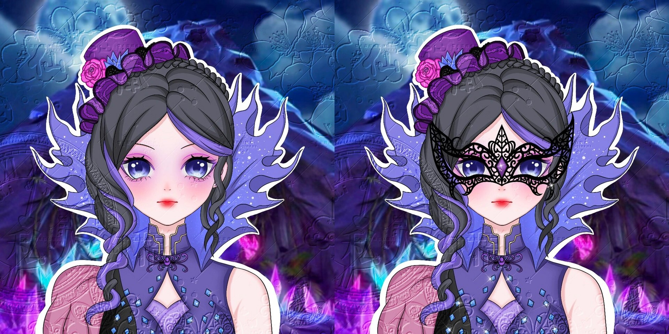 毒夕绯毒娘娘 感觉加上眼罩有点不好看了,叶罗丽魔法,毒汐流