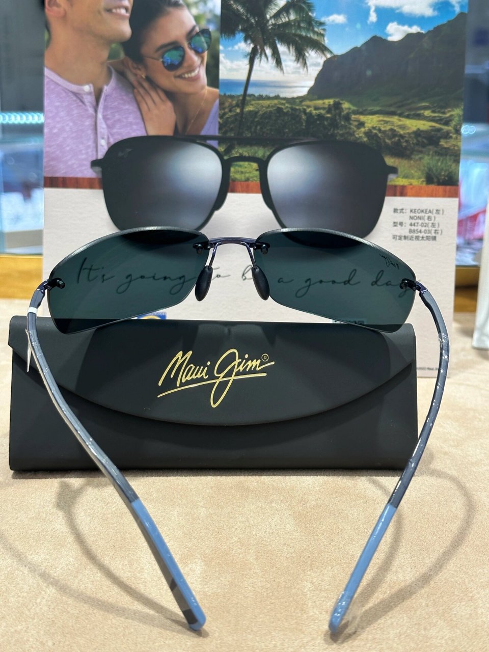 号称是世界上偏光镜片最好的太阳镜品牌,maui jim(茂宜睛)1980初期