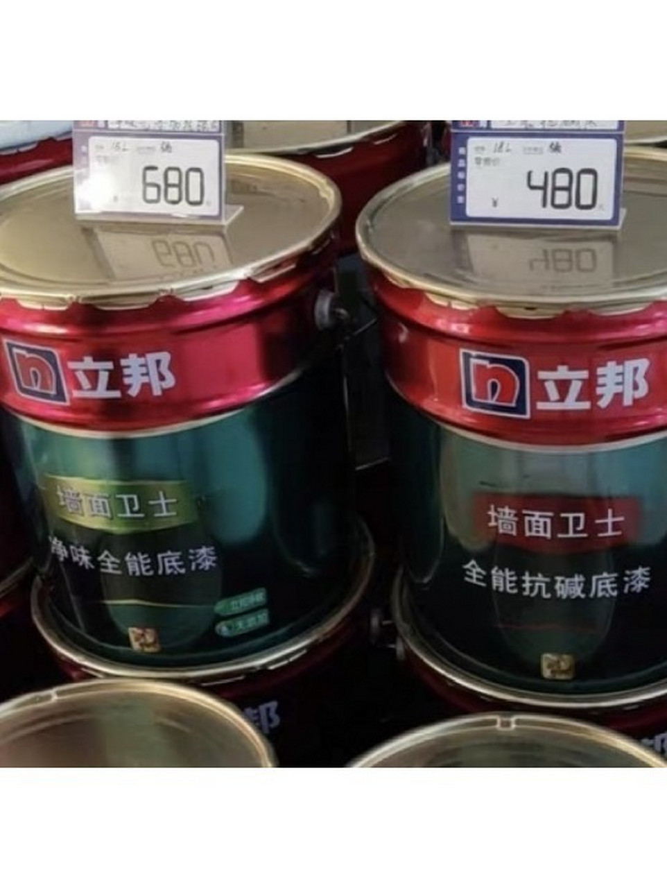 选立邦乳胶漆--价格不一样,我有小妙招 立邦乳胶漆有很多种规格,优等