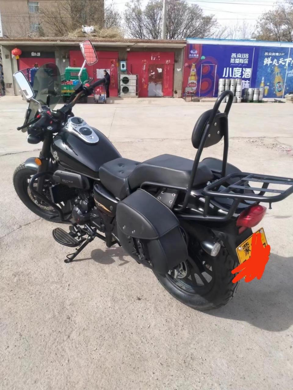 2023年9月上牌    手续齐全过户车   宗申迅龙200太子摩托车.