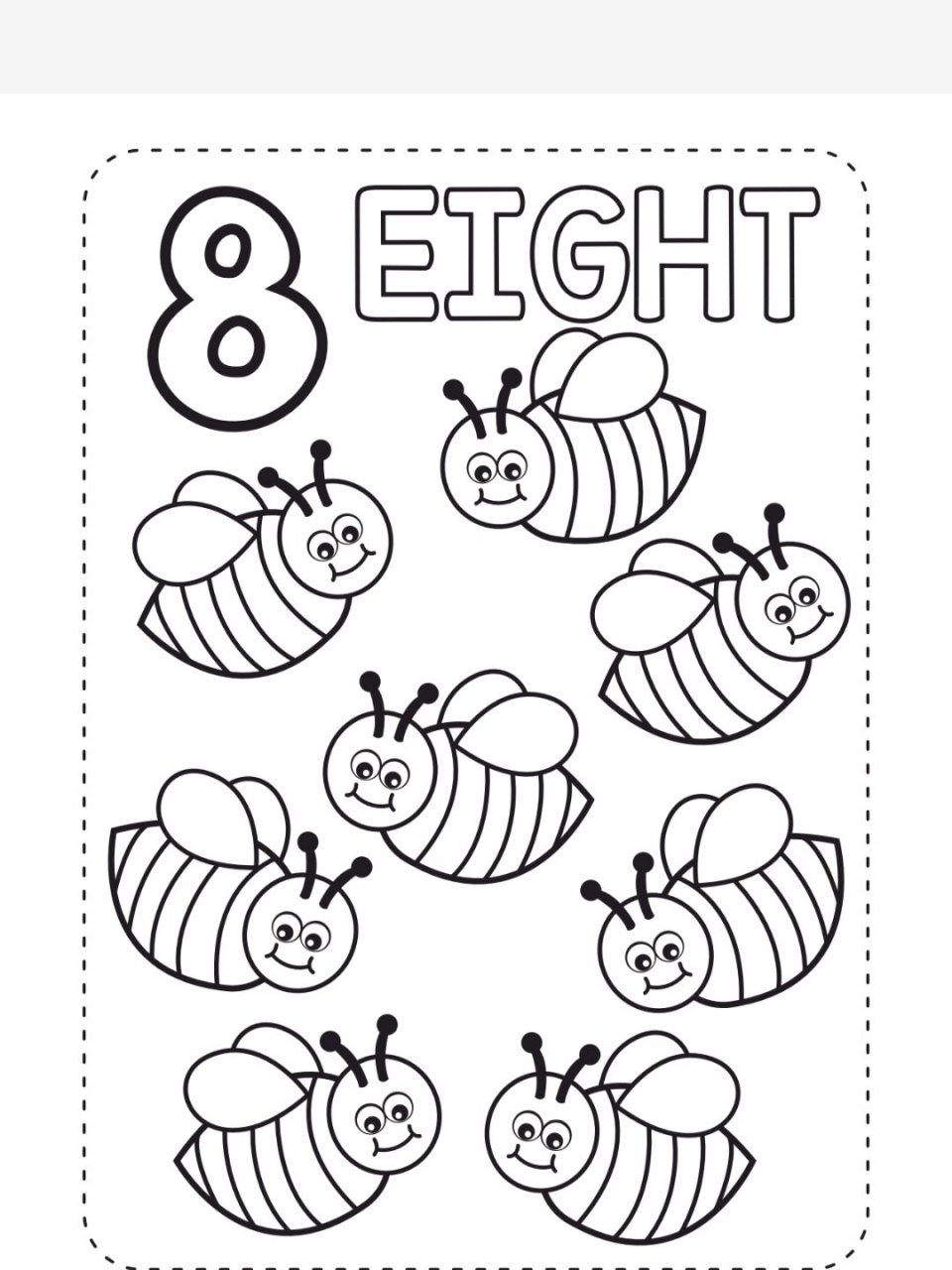 数字1～10涂色画 直接打印就可以给宝贝们用快安排吧!