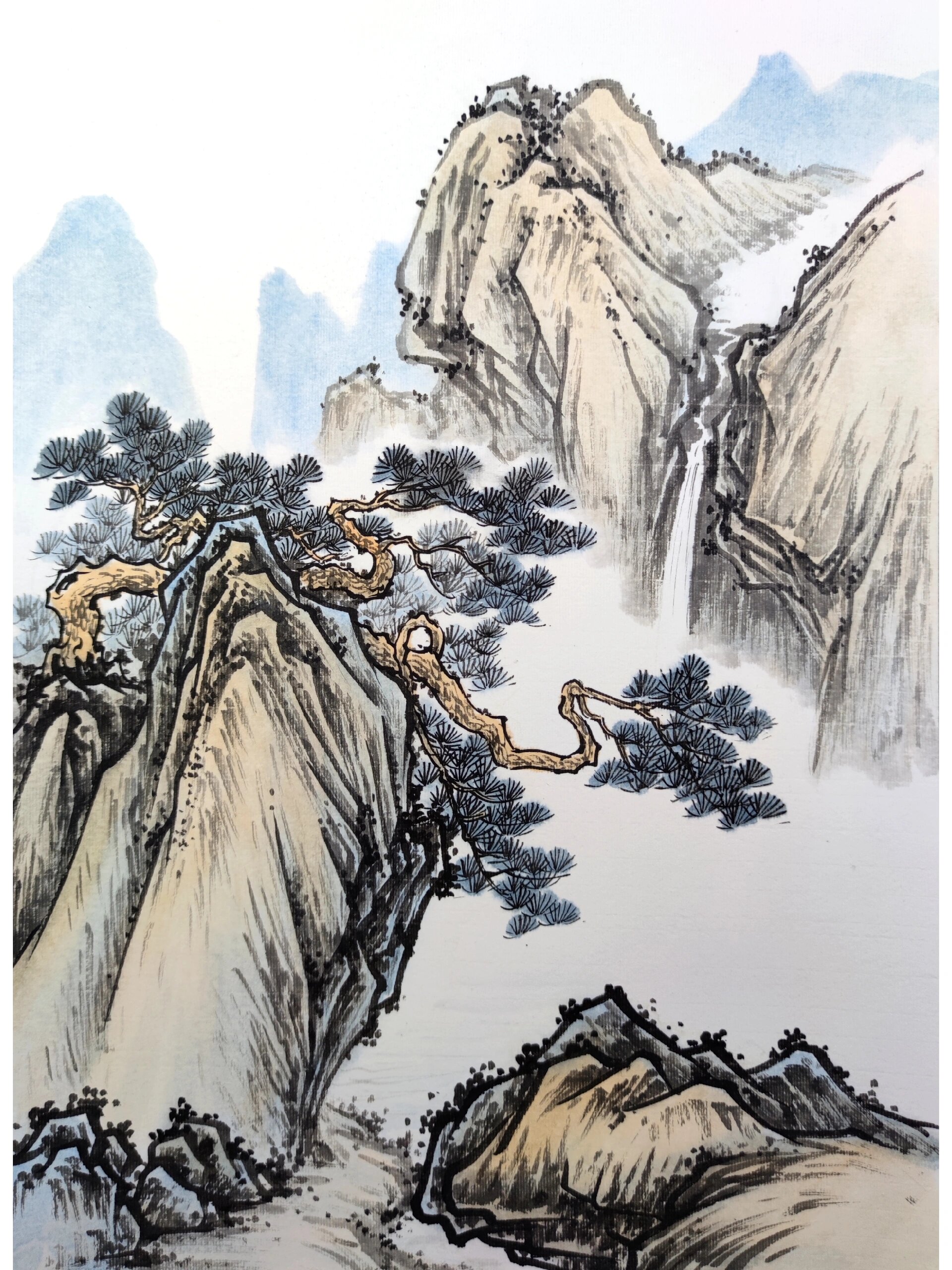 浅绛山水画 代表作图片