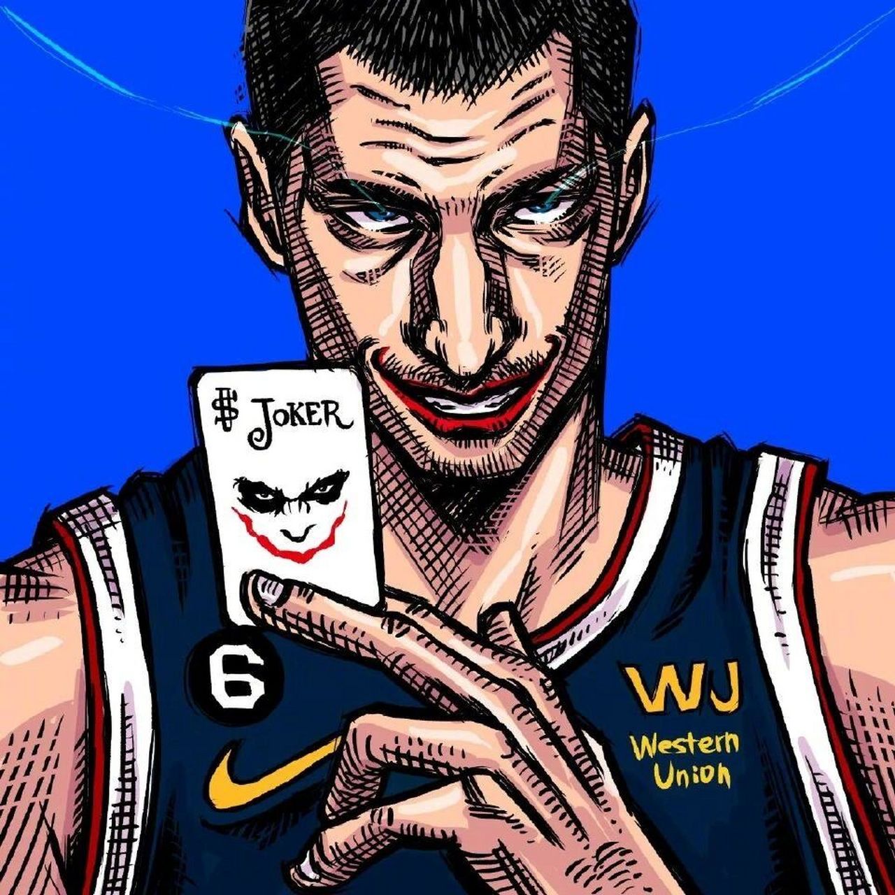 96nba球星插画头像91 有你喜欢的nba球星头像吗?